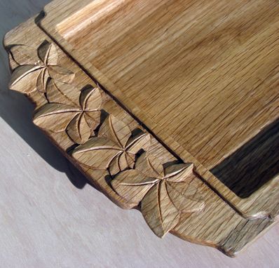 Custom Made Carved Ivy Platter