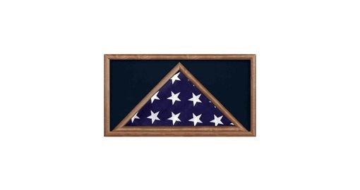 Custom Made Military Flag And Award Medal Display Case -Shadow Box