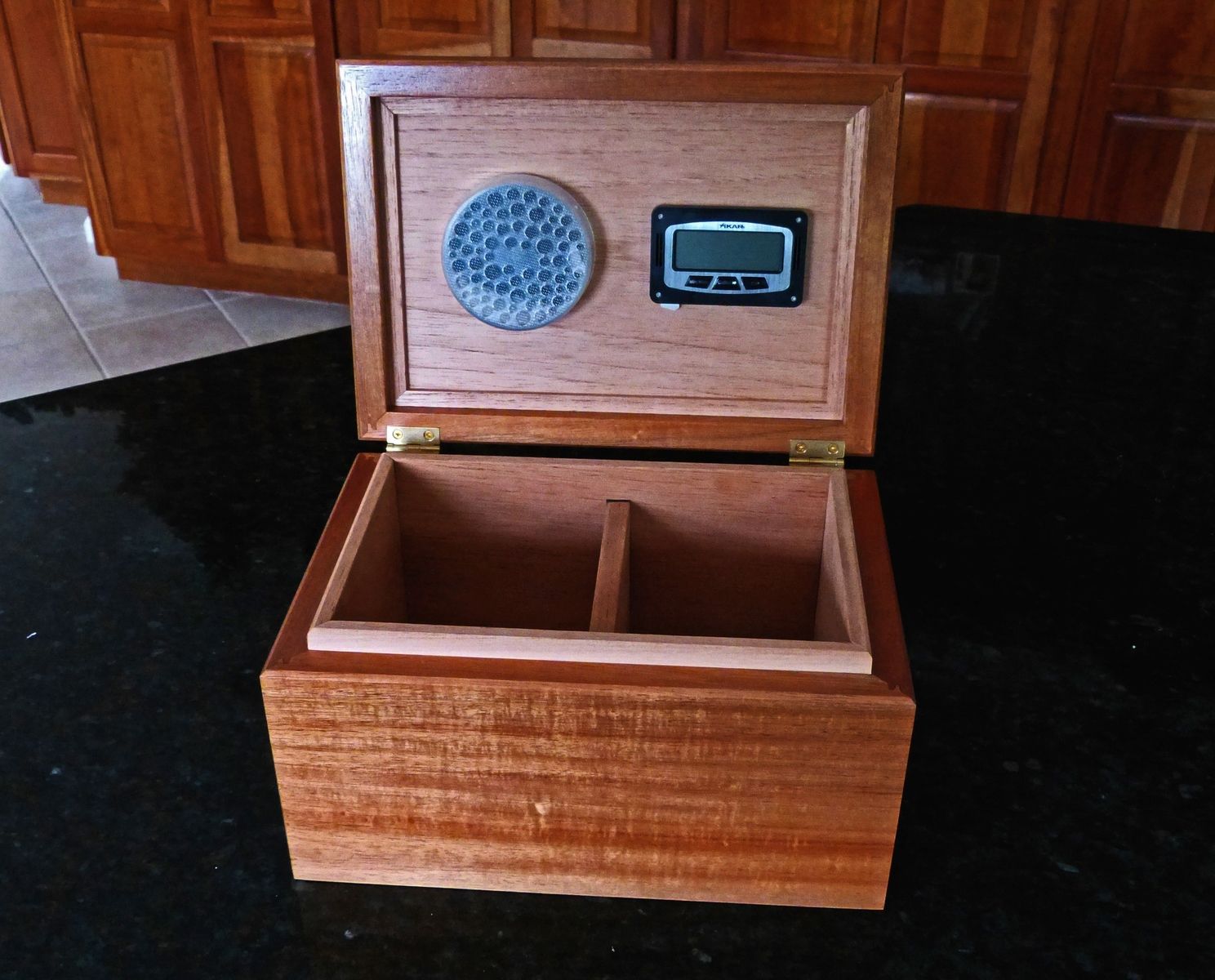 Hand Made Koa Desktop Humidor by Carolina Wood Designs