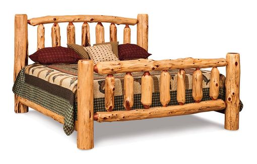 Custom Made American Made Aspen Log Bed