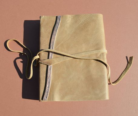 Custom Made Custom Order Leather Bound Notebook Lined Personalized (470)