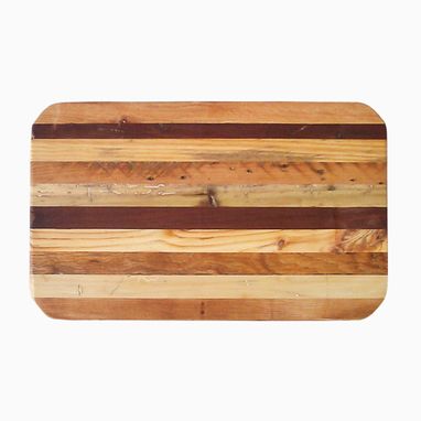Custom Made Reclaimed Hardwood Cutting And Serving Board