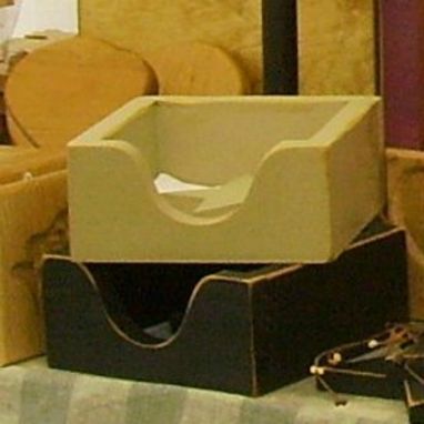 Custom Made Napkin Box W/ Star