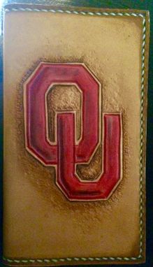 Custom Made Roper Style College Team Leather Wallet
