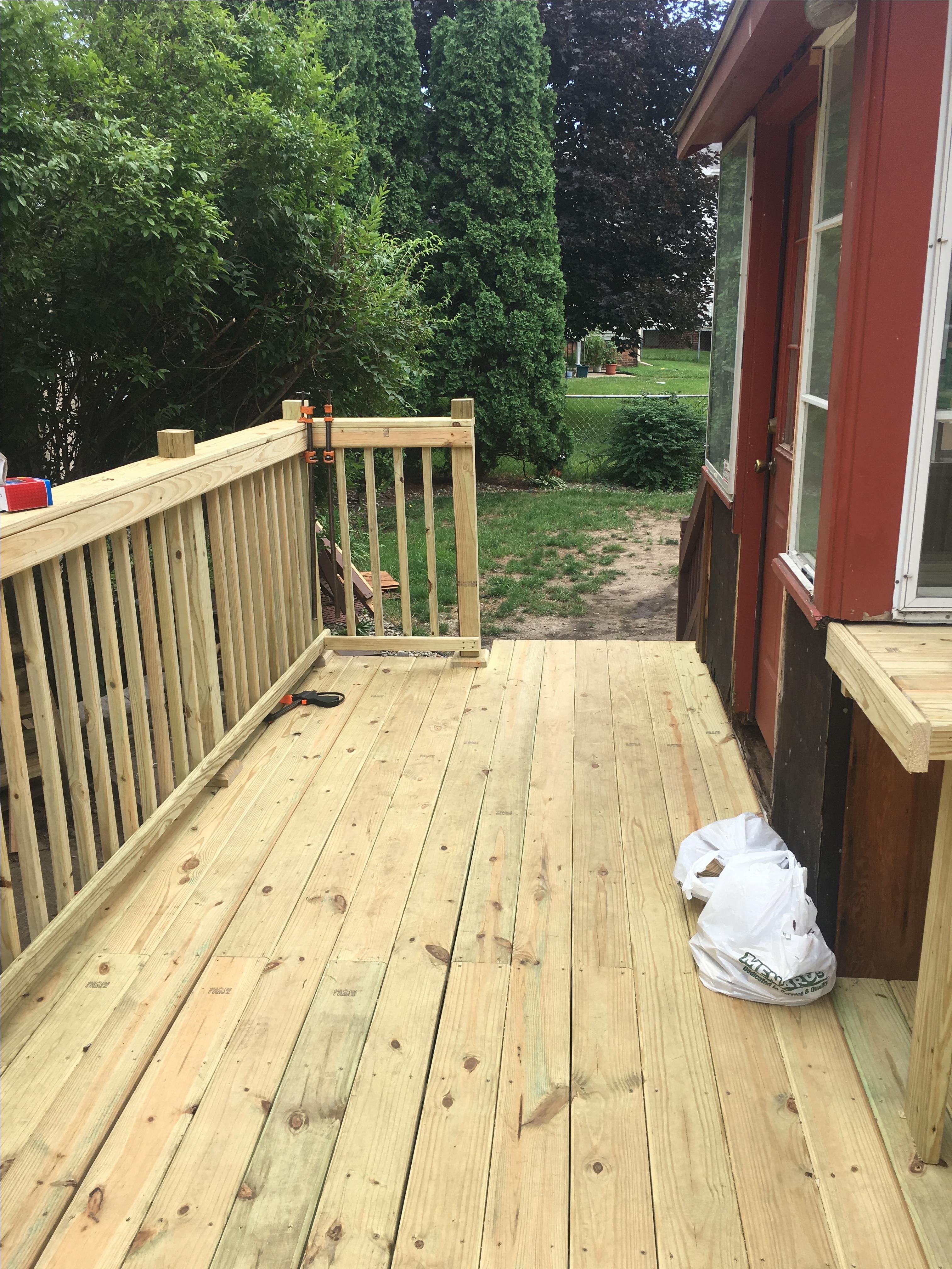 Custom Extension Of Existing Deck by The Plane Edge, LLC