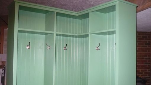 Hand Crafted Corner Mudroom Locker By Ss Creative Concepts