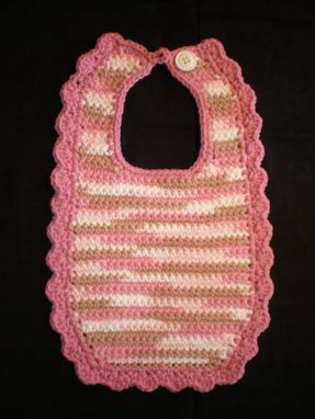Custom Made Heirloom Quality Crocheted Baby Bib