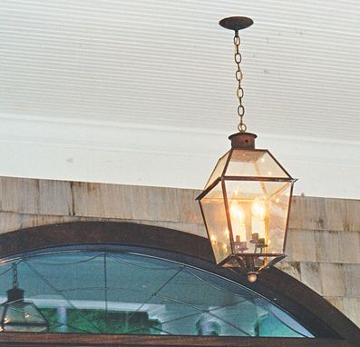 Custom Made Hanging Copper Lantern