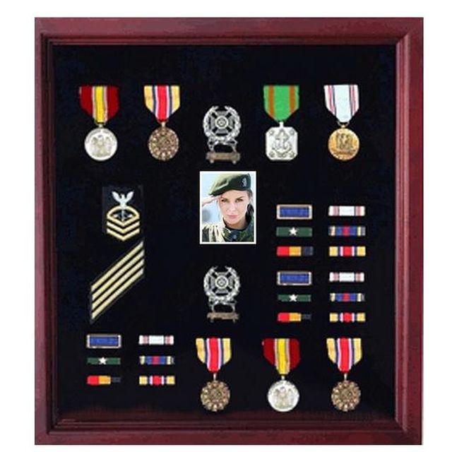 A Hand Made Photo And Medal Display Case Military Frame A Hand Made Photo And Medal Display Case Military Frame With To Order From Flags Connections Custommade Com