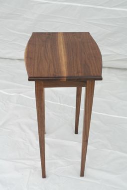 Custom Made Walnut Side Table - Shipping Included