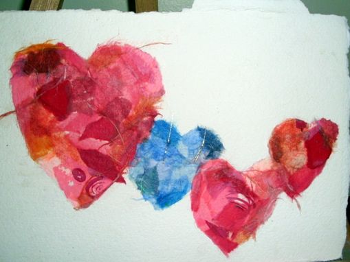 Custom Made Hearts Collage "I Love You''