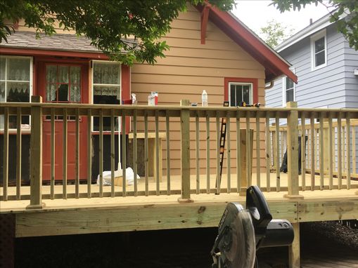 Custom Made Extension Of Existing Deck