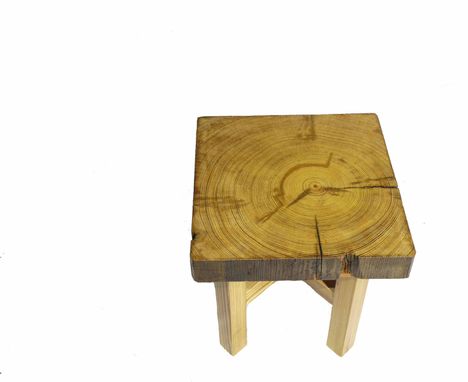 Custom Made Pine Tabouret Table
