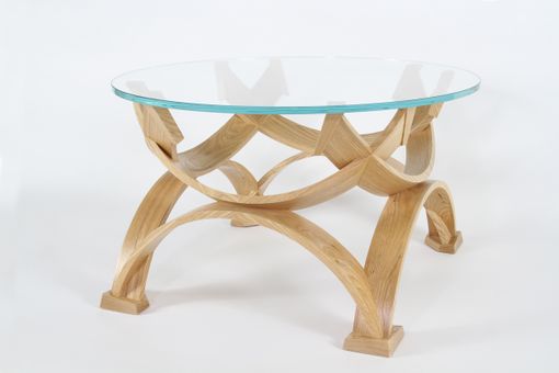 Custom Made Bent Wood Coffee Table