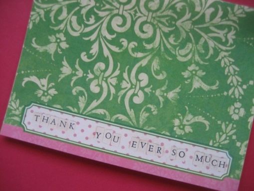 Custom Made Thank You Notecard Set