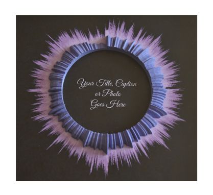Custom Made Song Lyrics 3d Radial Sound Wave Art; Wedding Song Display; Personalized Anniversary Gift