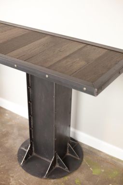 Custom Made Console Table, Sofa Table. Console Table. Entryway Table W/ Reclaimed Wood. Restaurant Furniture