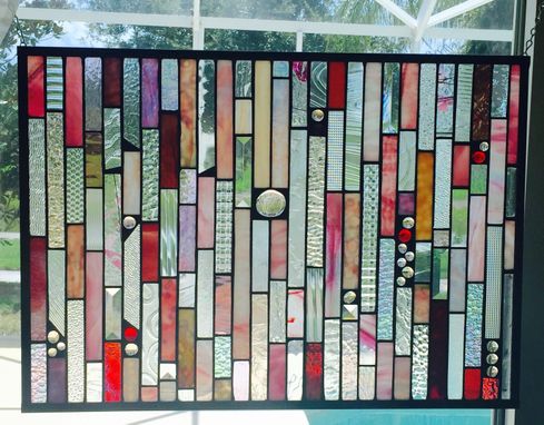 Custom Made Stained Glass Window Treatment
