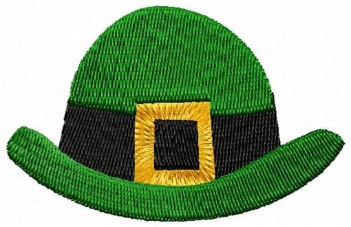 Custom Made Irish Hat Embroidery Design