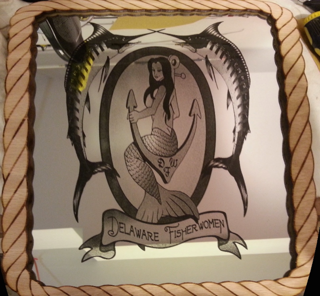 Handmade Mirror Engraving by B&B Laser Design