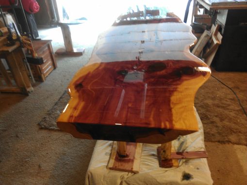 Custom Made Red Cedar Coffee Or Sofa Table