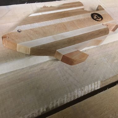 Custom Made Largemouth Bass Cutting Board
