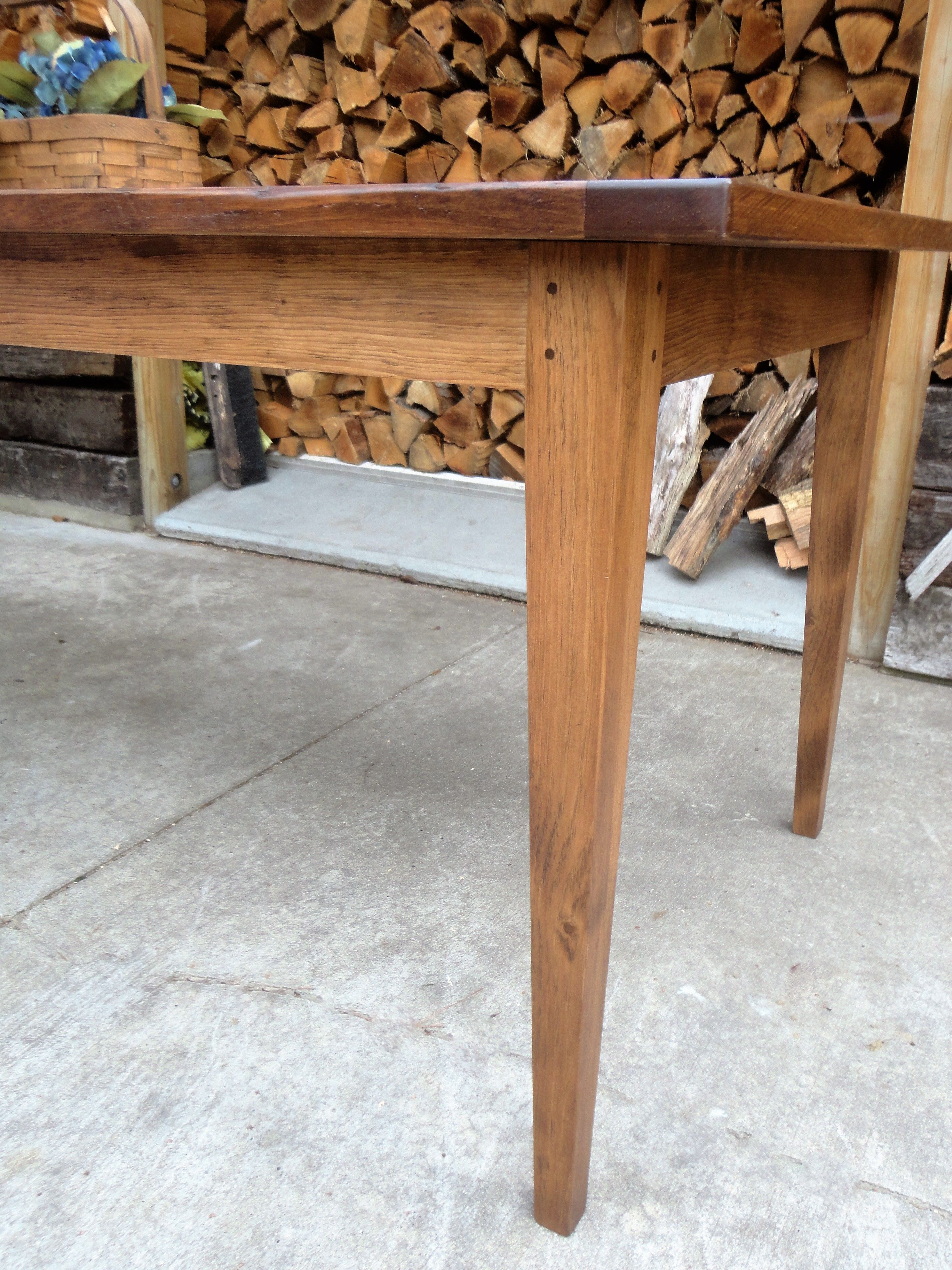 Hand Crafted Farm Table/ Shaker Style Table/ Made In New Hamsphire