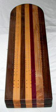 Handmade Custom Made Black Walnut, Cherry, &amp; Maple 3 Track 