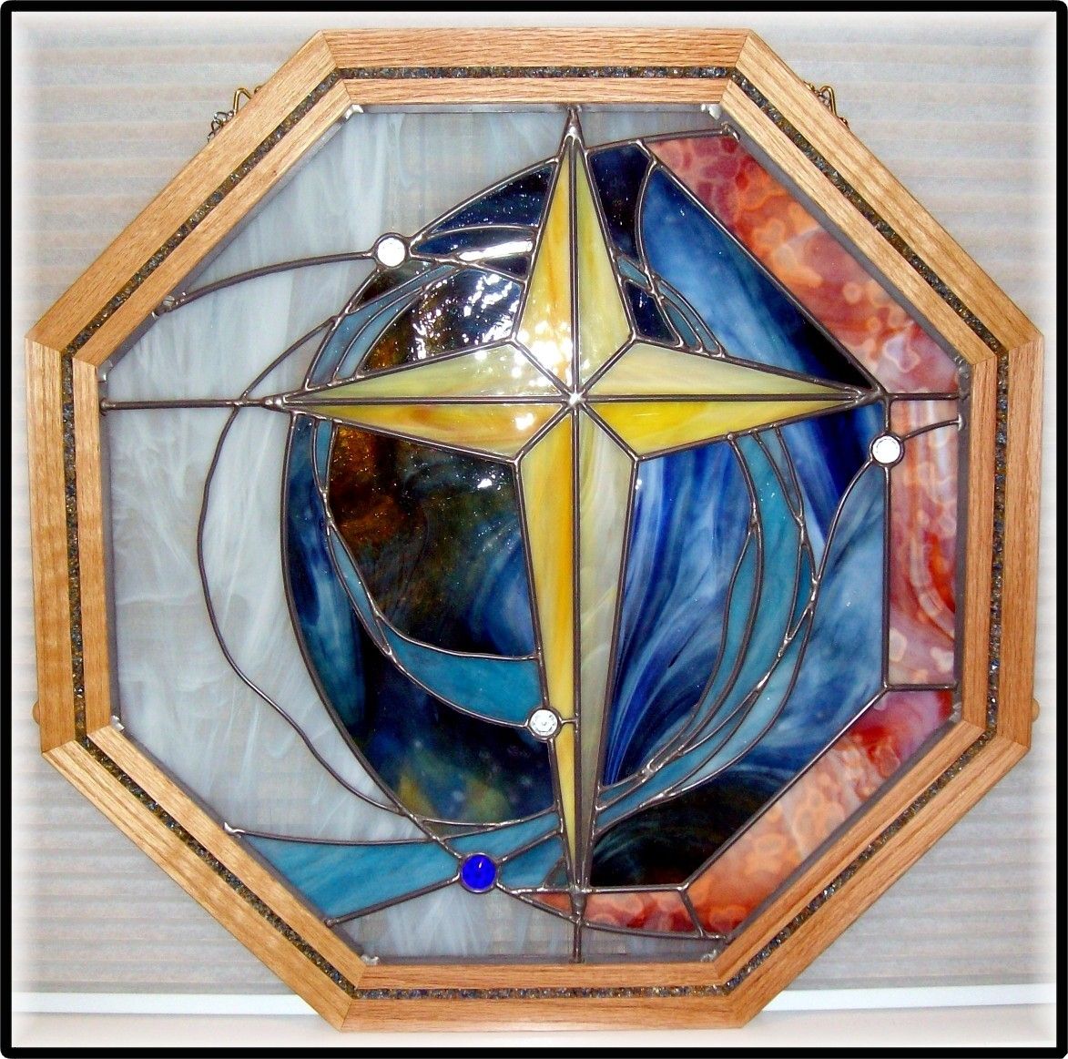 Buy Custom Made Art Panel, made to order from Alexander Art Glass