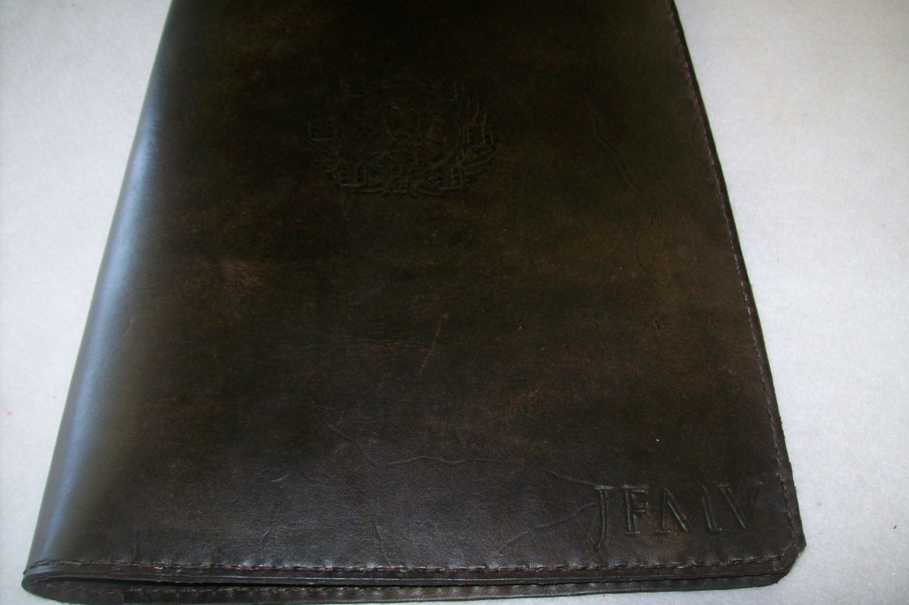Buy Hand Crafted Custom Leather Legal Portfolio/Padfolio, made to order ...
