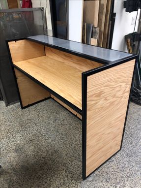 Custom Made Small Shop Reception Desk , Point Of Sale Desk , Register