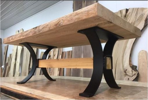 Custom Made Reclaimed Trestle Table
