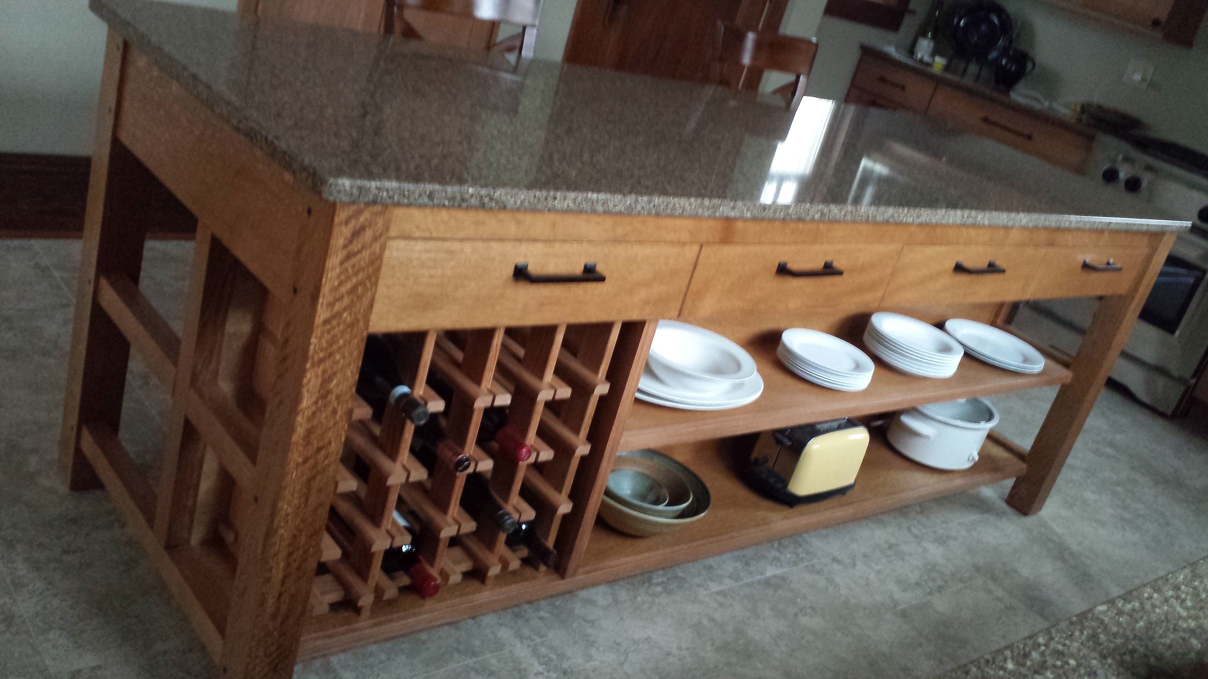 Custom Made Kitchen Islands by Fox River Woodworking