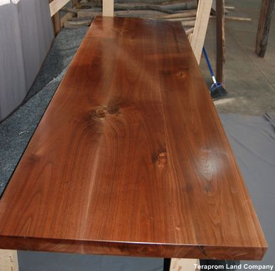 Custom Made Custom Walnut Table Or Desk Top