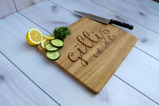 Custom Made Personalized Cutting Board, Engraved Cutting Board, Custom Wedding Gift – Cb-Wo-Gillis