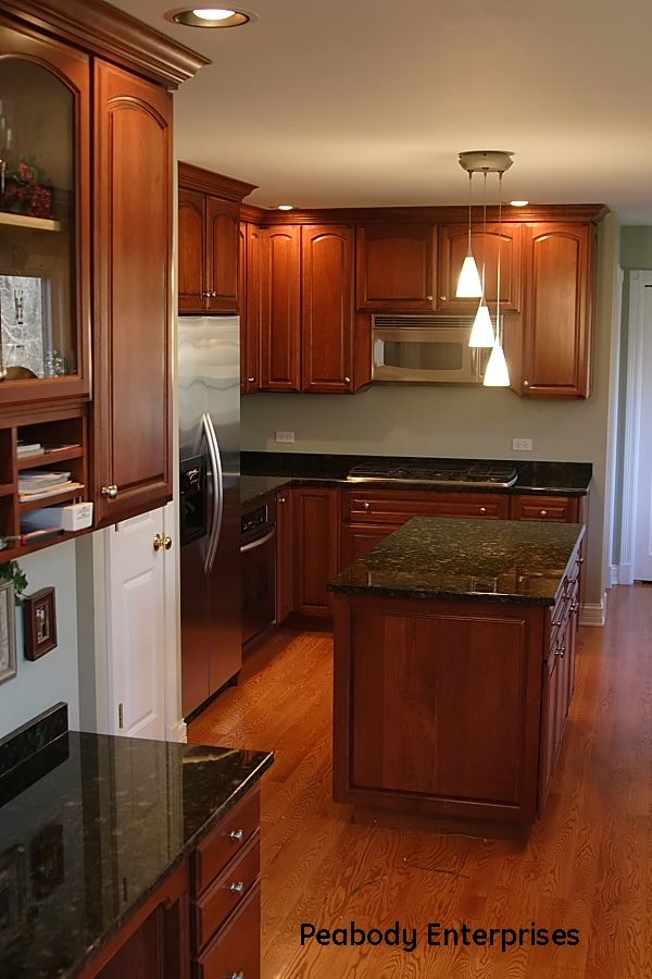 Hand Made Custom Cherry Wood Kitchen by Peabody Enterprises, Inc. | CustomMade.com