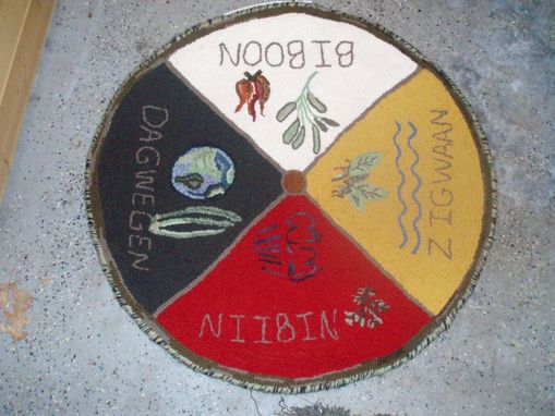 Custom Made Ojibwe Medicine Wheel