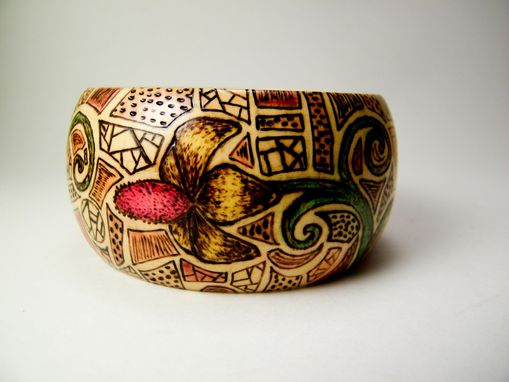 Custom Made Personalized Wooden Bangle Bracelets