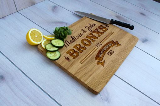 Custom Made Personalized Cutting Board, Engraved Cutting Board, Custom Wedding Gift – Cb-Wo-Bronx
