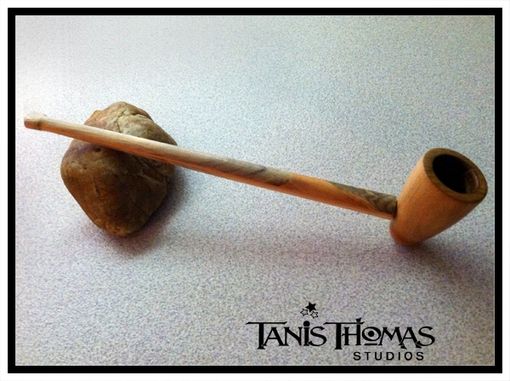 Custom Made Handmade Reclaimed Hardwood Pipe By Tanis Thomas (Signed)
