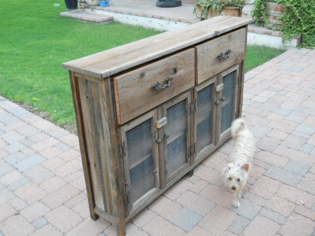 Custom Slim Wooden Buffet Cabinet By Treehousewoodworks
