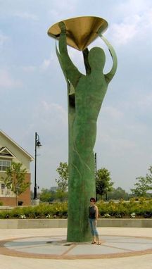 Custom Made "Water Spirits" 32 Ft. Tall Sculpture For Nysdos