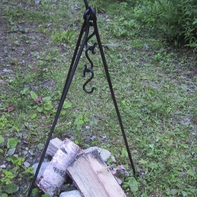 Custom Outdoor Firepits Grills Custommade Com Forged Iron Camp Fire Cook Set
