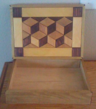 Custom Made Keepsake Box W/ 3d Pattern