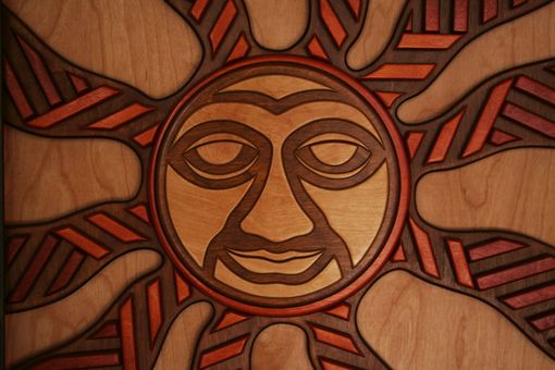 Custom Made "Sunburst" Multidimensional Layered Carving