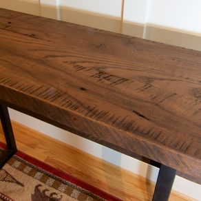 Reclaimed Wood Furniture And Barnwood Custommade Reclaimed Wood Sofa Table Rustic Tall Oak Entry Way