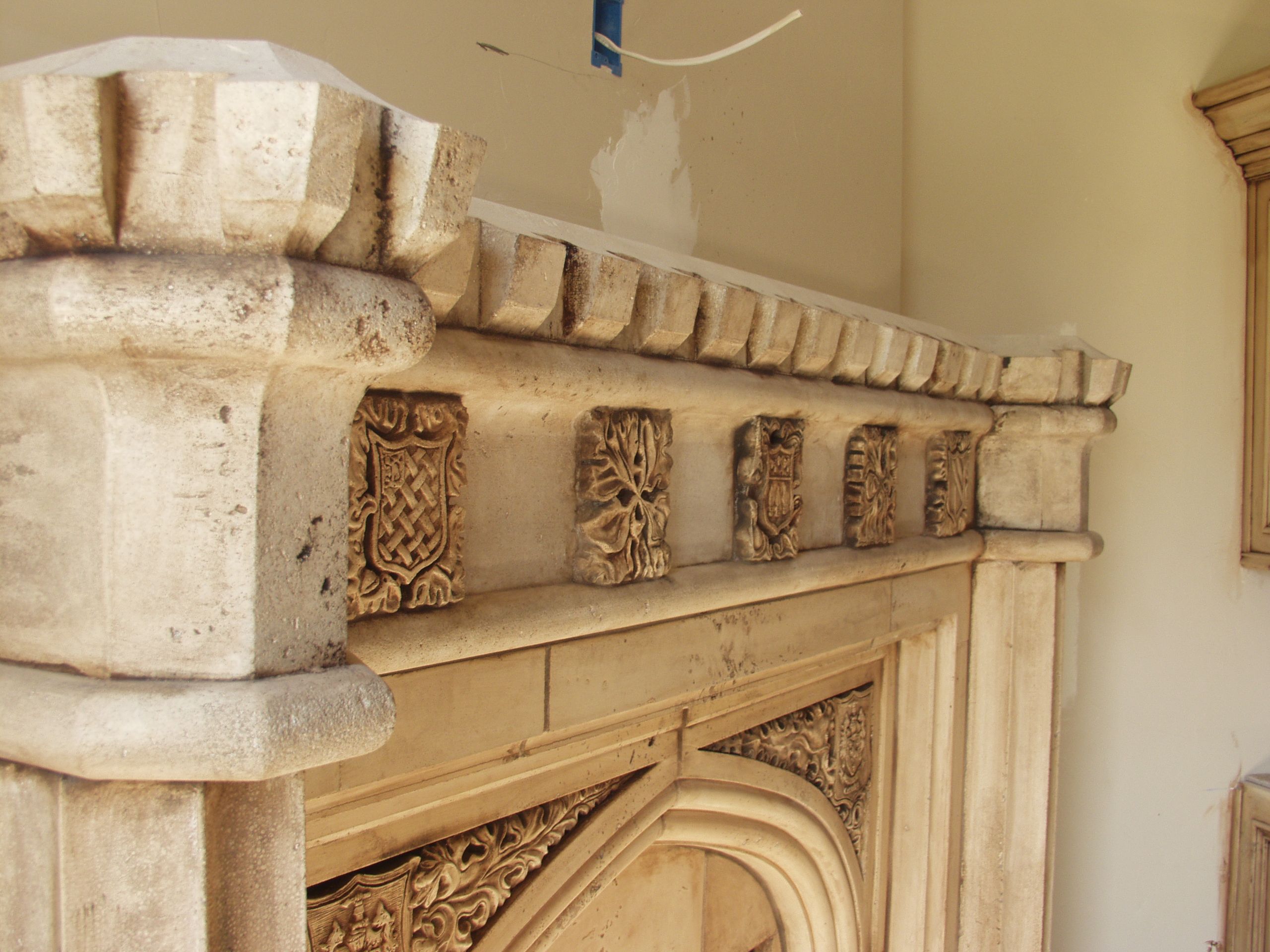 Buy Hand Made Fireplace Gfrc Concrete Fireplace Surround, made to order