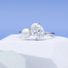 Diamond toi et moi engagement ring