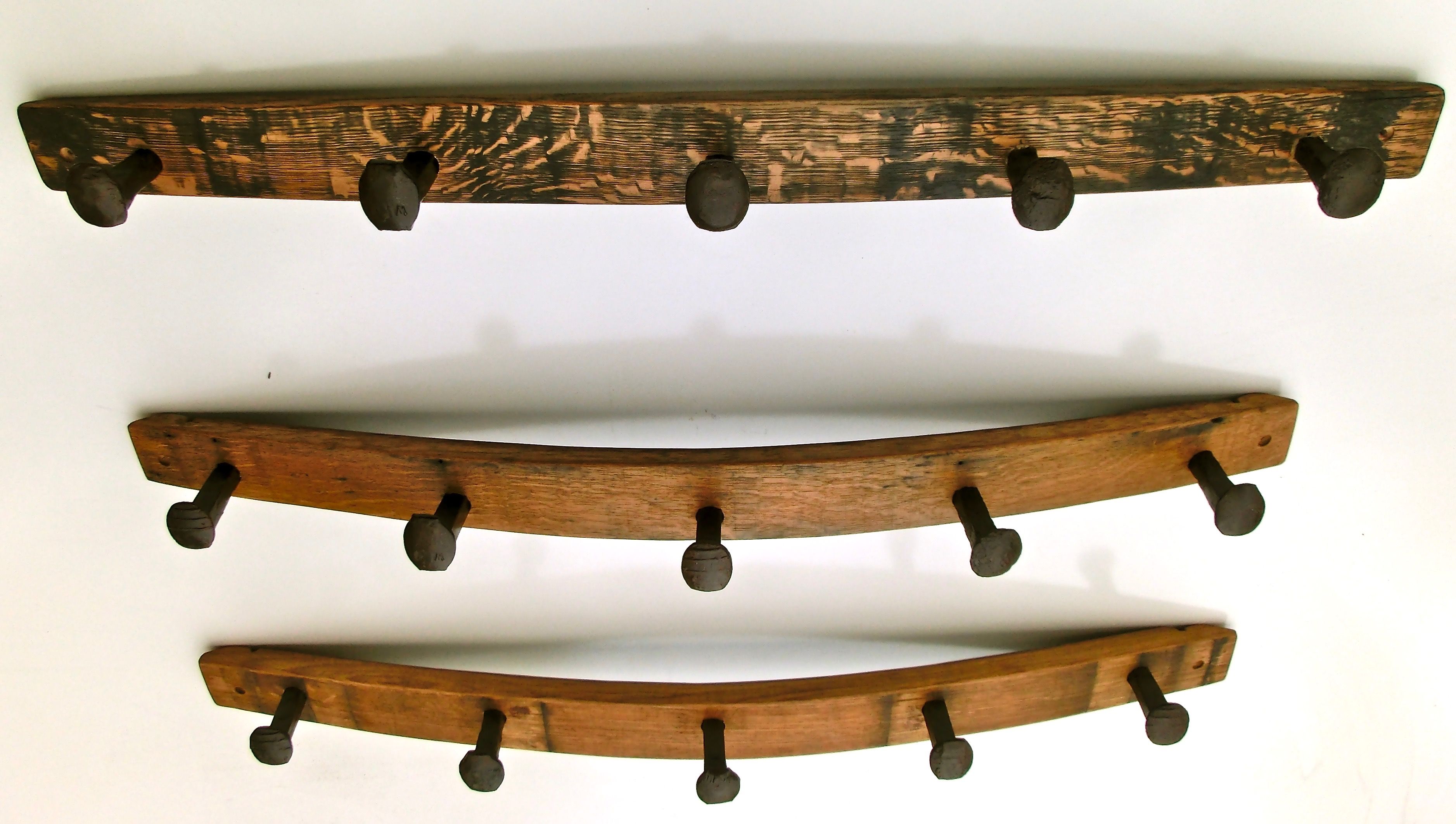 Hand Made Jackie Rr Barrel Stave Coat Rack by Colorado Barrel Designs