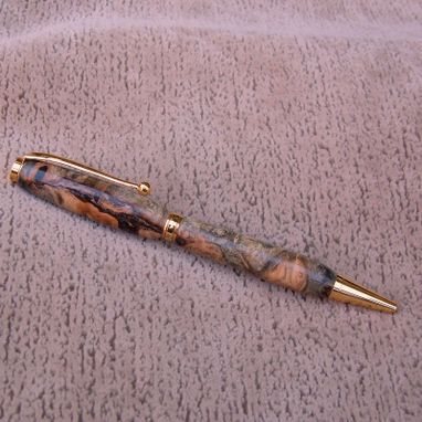 Custom Made Pen Of Buckeye Burl  S001